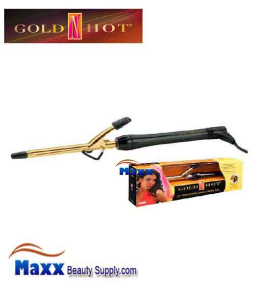 Gold N Hot 24K Gold Coated #GH192 Spring Curling Iron - 1/2"